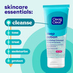 Clean & Clear Oil-Free Deep Action Exfoliating Facial Cleanser