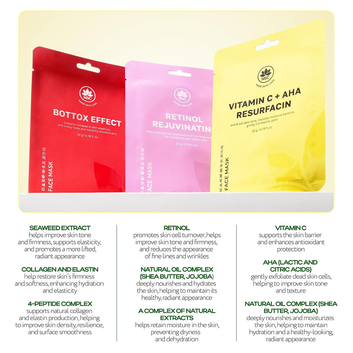 Korean Face Mask Pack of 30