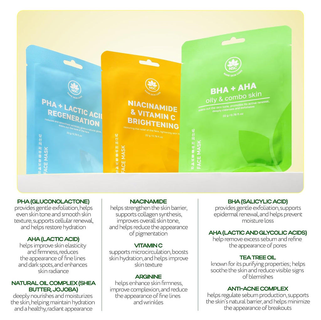 Korean Face Mask Pack of 30