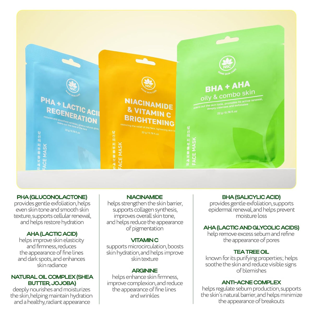 Korean Face Mask Pack of 30